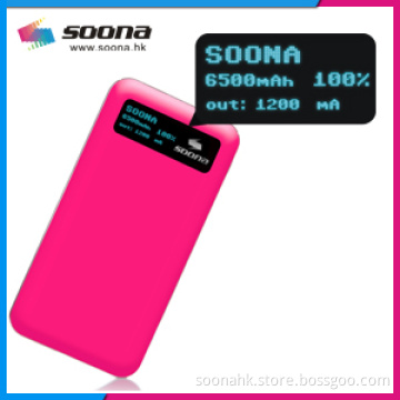 Smart Power Bank with OLED Screen 6500mAh (SNA8014)